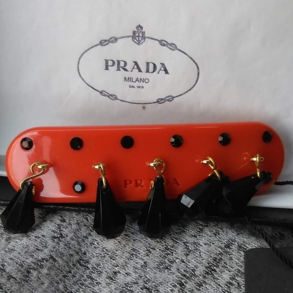 Prada hair clip